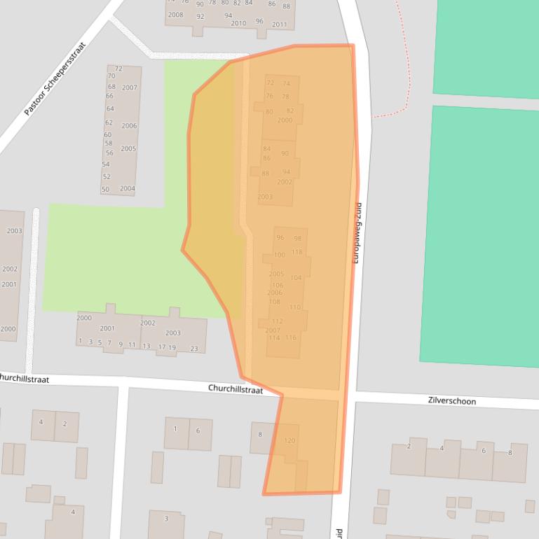 Kaart van postcodegebied 6374KT.