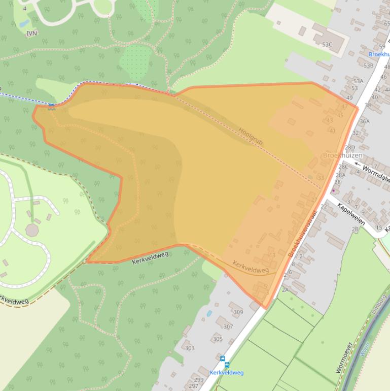 Kaart van postcodegebied 6374LH.