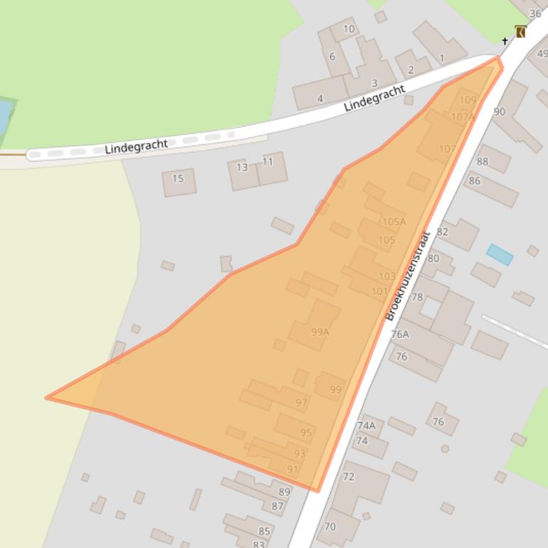 Kaart van postcodegebied 6374LK.