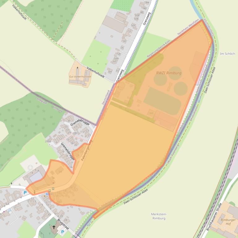 Kaart van postcodegebied 6374LS.