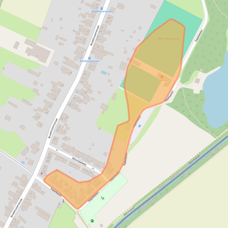 Kaart van postcodegebied 6374LW.