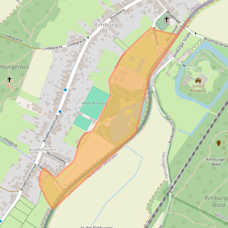 Kaart van postcodegebied 6374LX.