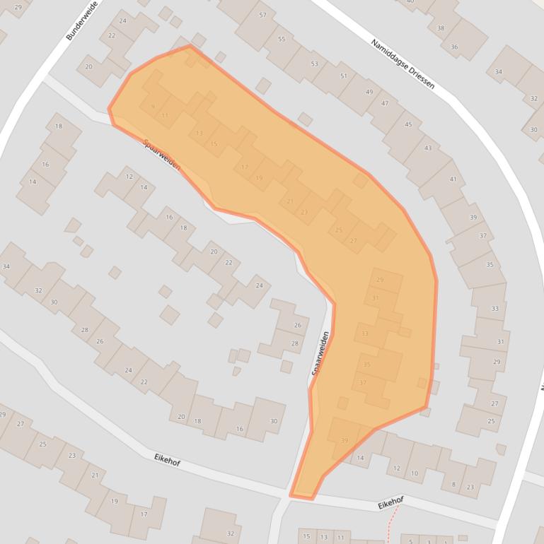 Kaart van postcodegebied 6374MD.