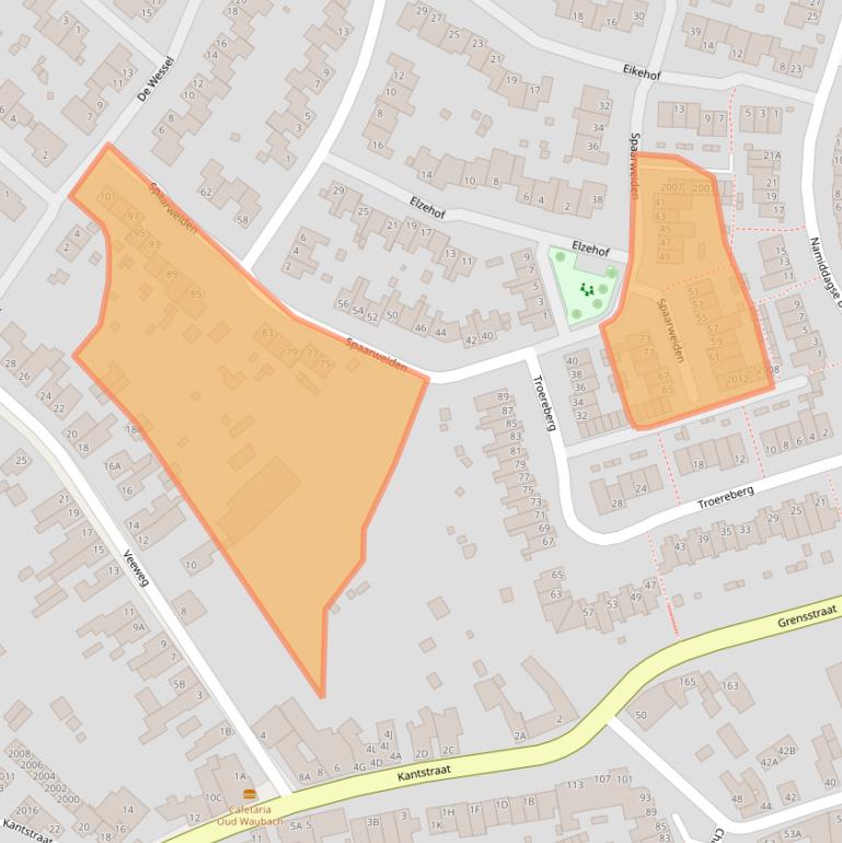 Kaart van postcodegebied 6374ME.