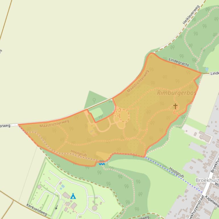Kaart van postcodegebied 6374RA.