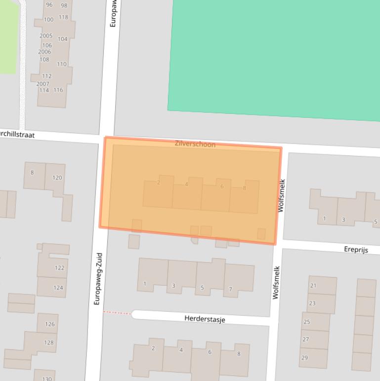 Kaart van postcodegebied 6374RE.