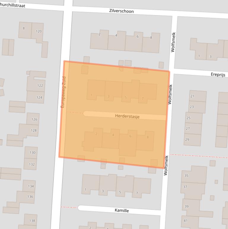Kaart van postcodegebied 6374RK.