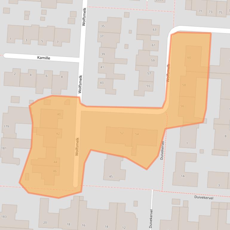 Kaart van postcodegebied 6374RN.
