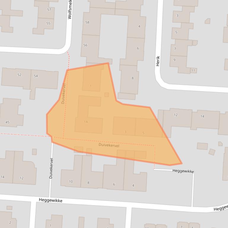 Kaart van postcodegebied 6374RR.