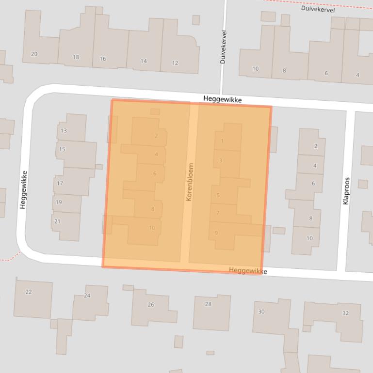 Kaart van postcodegebied 6374RT.