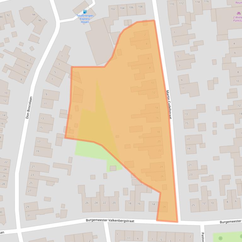 Kaart van postcodegebied 6374ST.