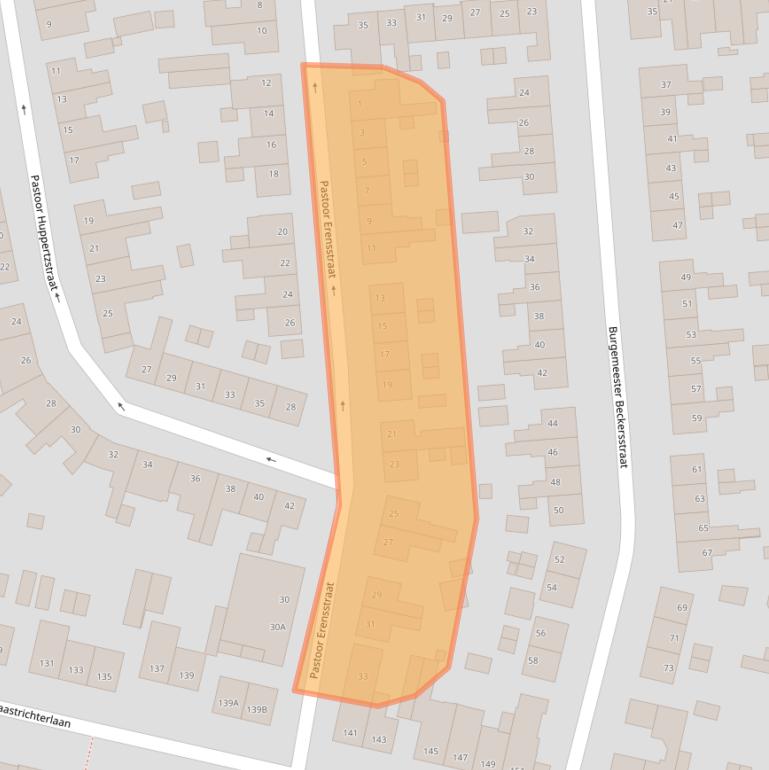 Kaart van postcodegebied 6374SV.