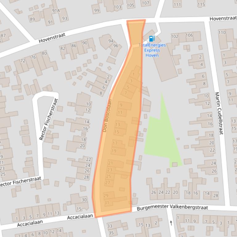 Kaart van postcodegebied 6374TB.