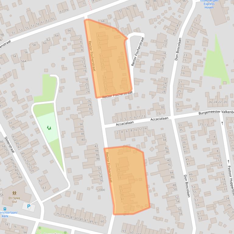 Kaart van postcodegebied 6374TH.