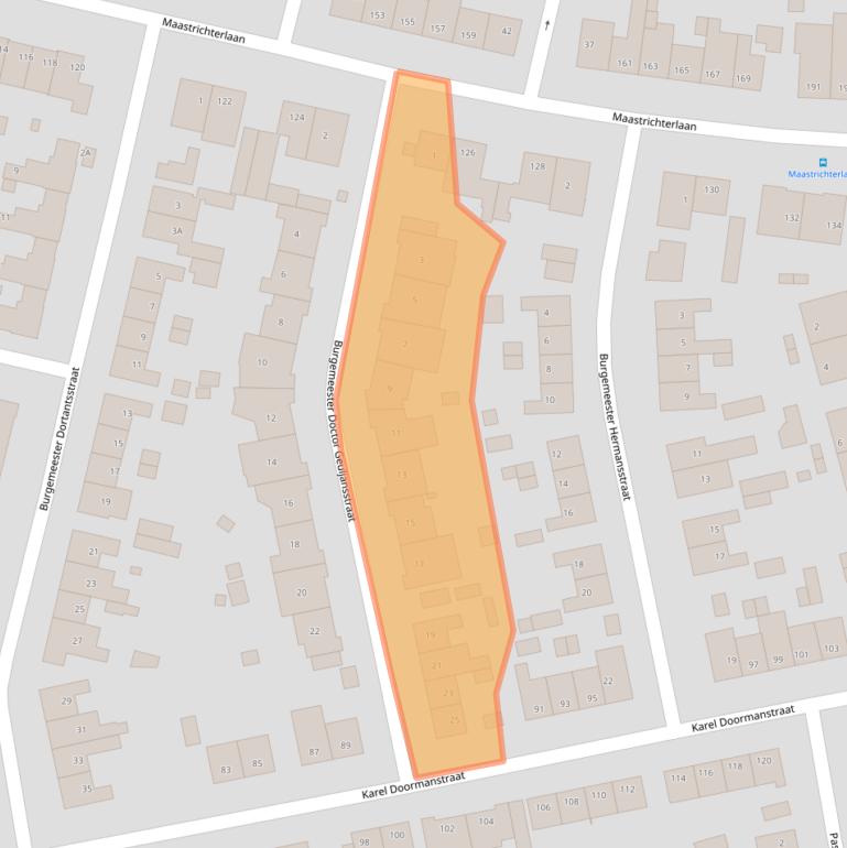 Kaart van postcodegebied 6374TP.