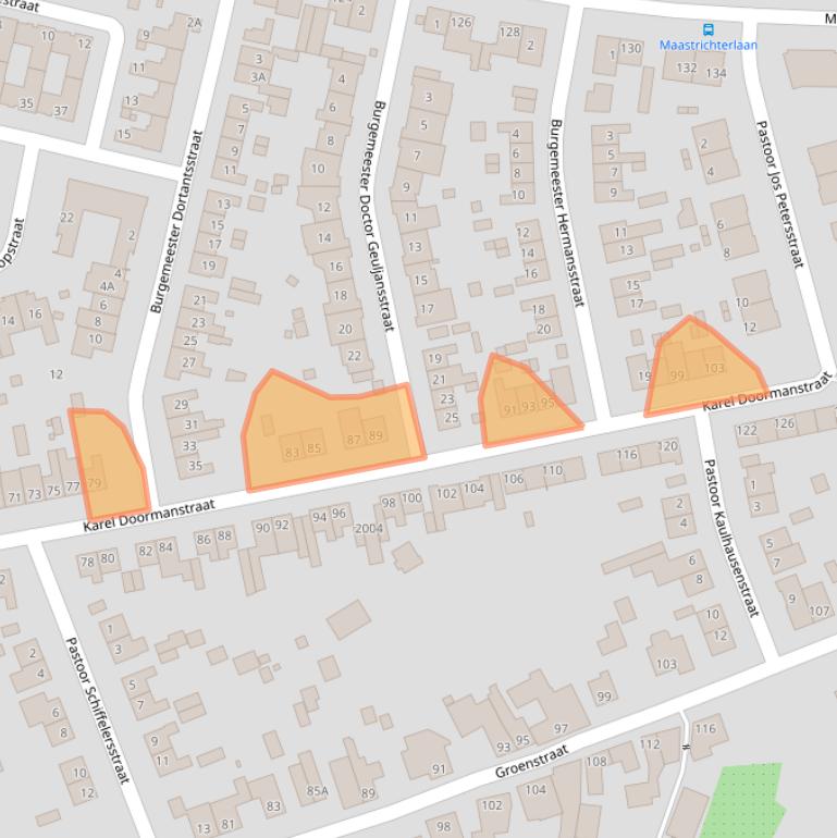 Kaart van postcodegebied 6374VE.
