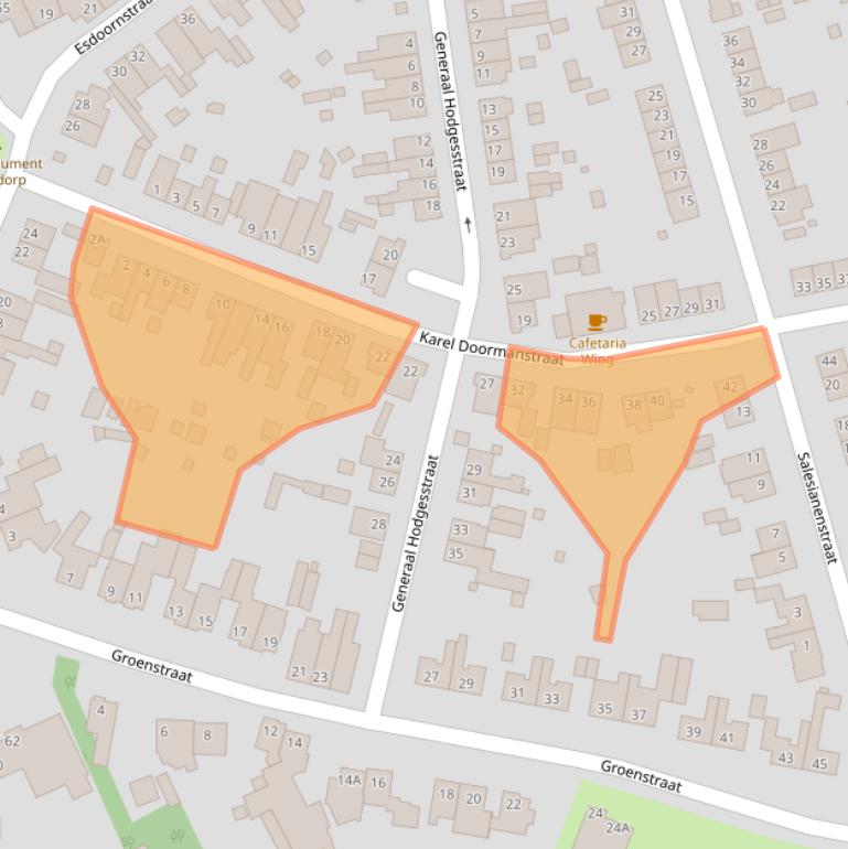 Kaart van postcodegebied 6374VG.