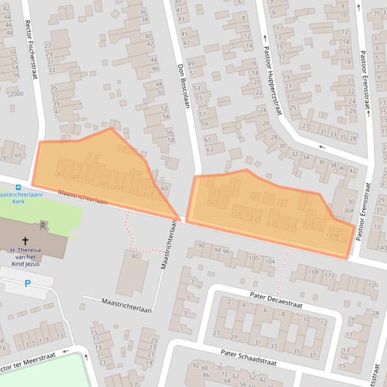 Kaart van postcodegebied 6374VN.