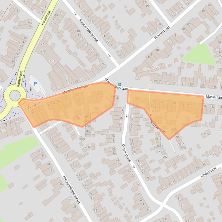 Kaart van postcodegebied 6374VR.
