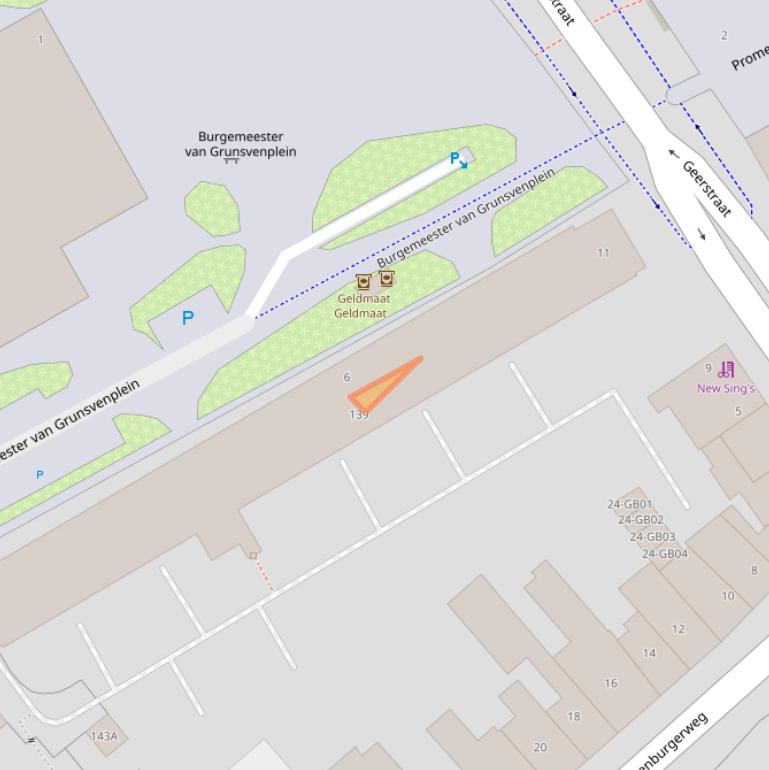 Kaart van postcodegebied 6411AN.