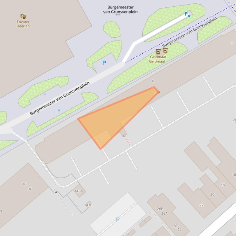 Kaart van postcodegebied 6411AR.