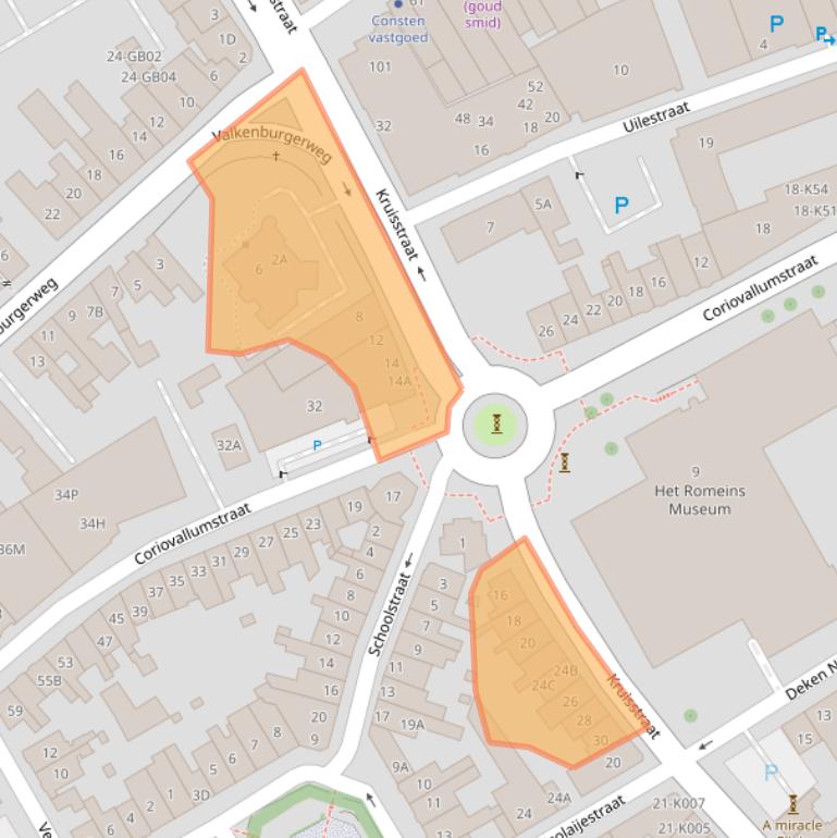 Kaart van postcodegebied 6411BT.