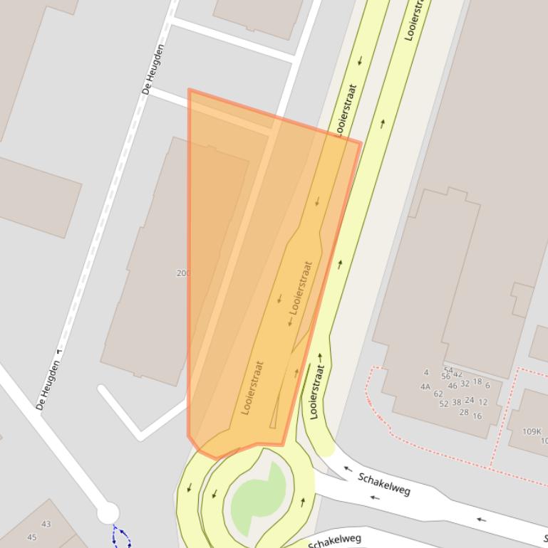 Kaart van postcodegebied 6411DR.