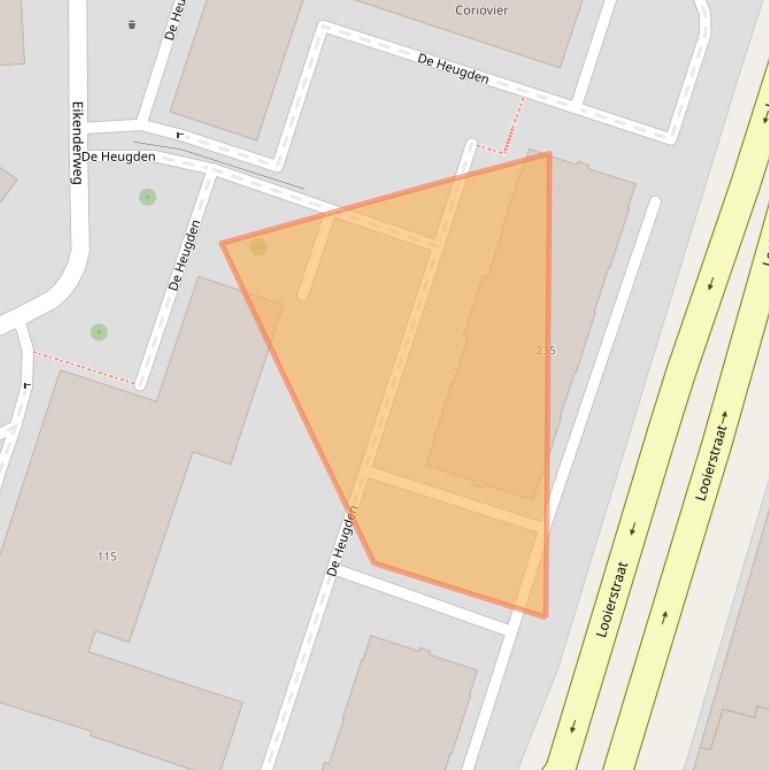 Kaart van postcodegebied 6411DV.