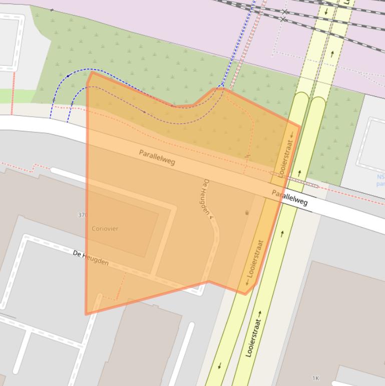 Kaart van postcodegebied 6411DW.