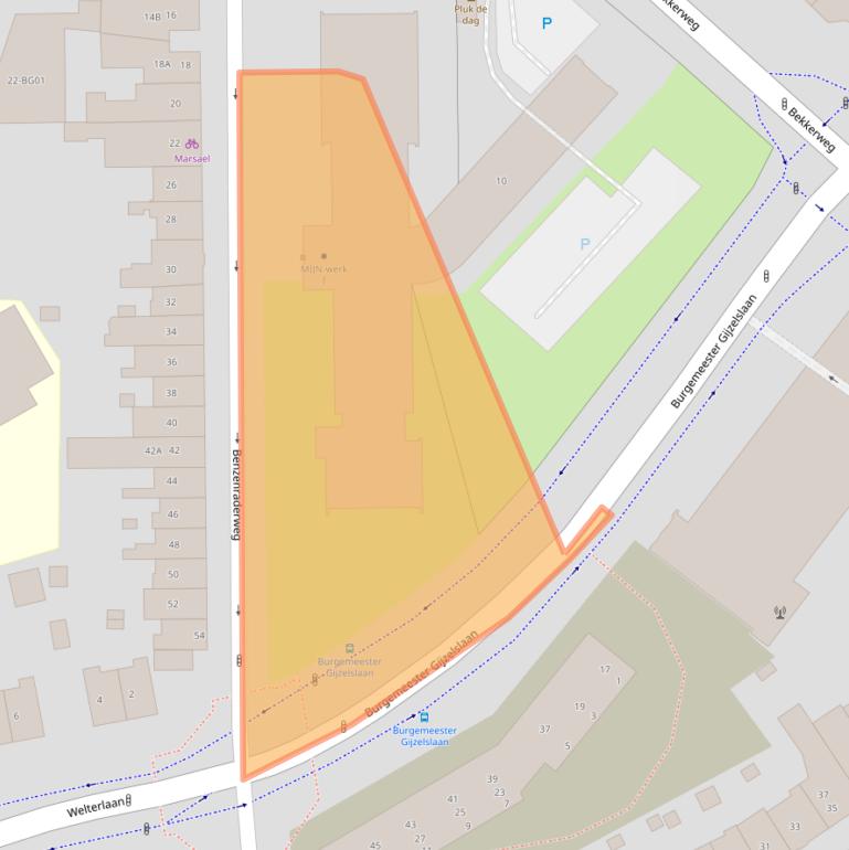 Kaart van postcodegebied 6411EC.