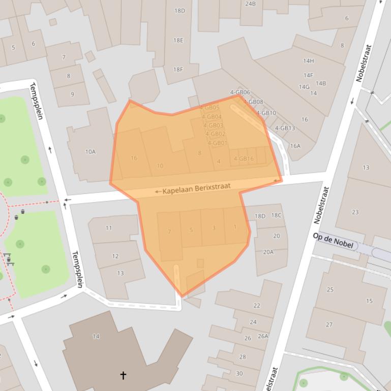 Kaart van postcodegebied 6411ER.
