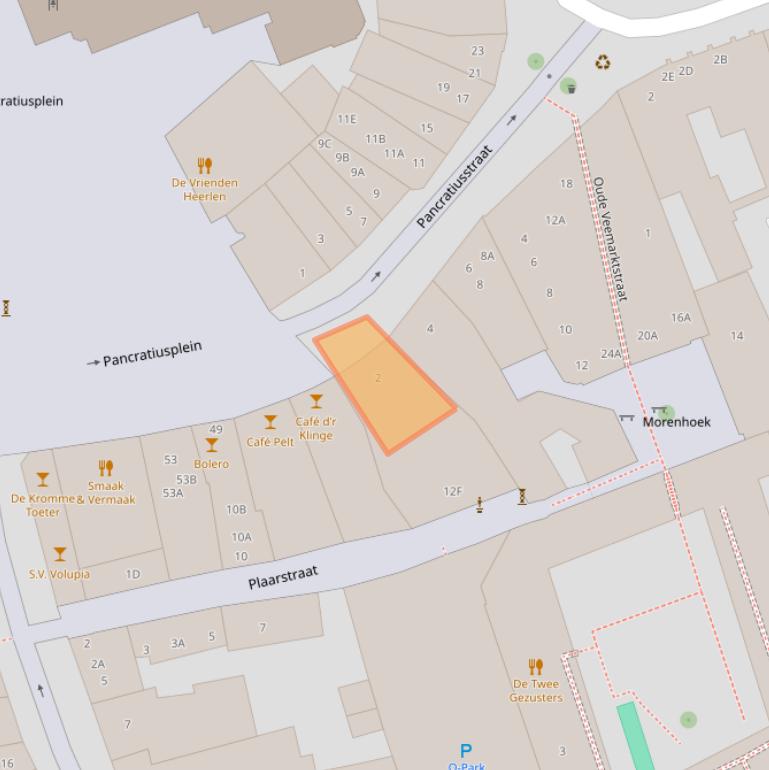 Kaart van postcodegebied 6411KA.