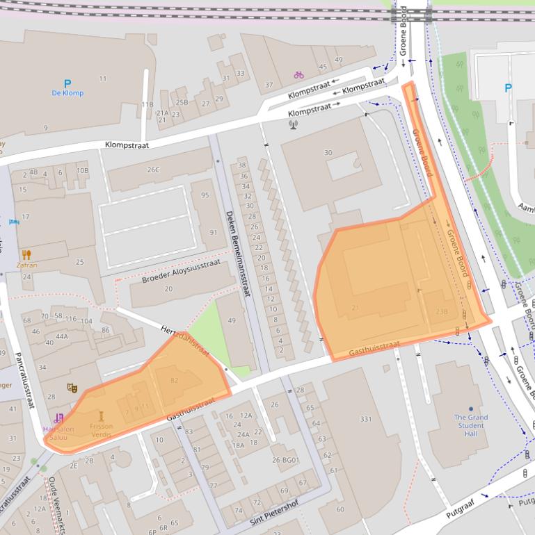 Kaart van postcodegebied 6411KD.