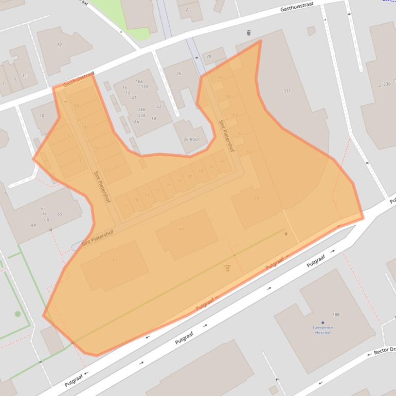 Kaart van postcodegebied 6411KG.