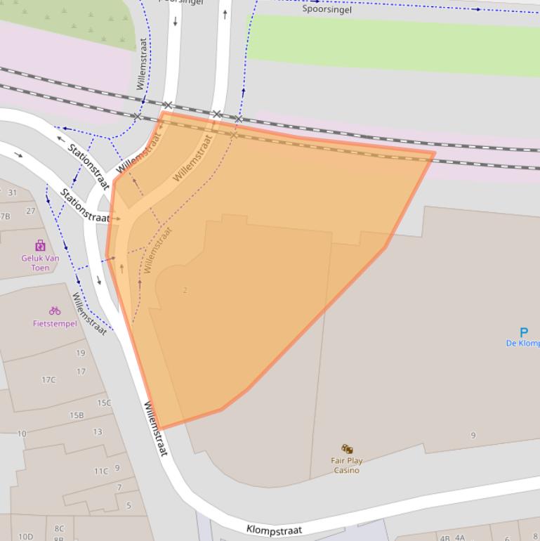 Kaart van postcodegebied 6411KZ.