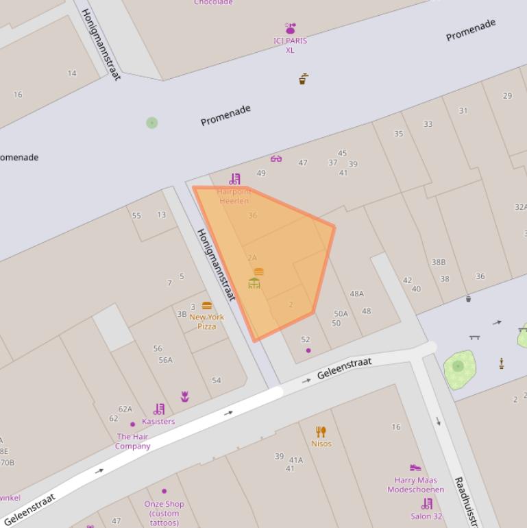 Kaart van postcodegebied 6411LL.