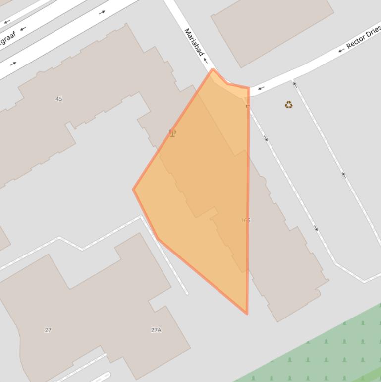 Kaart van postcodegebied 6411MG.