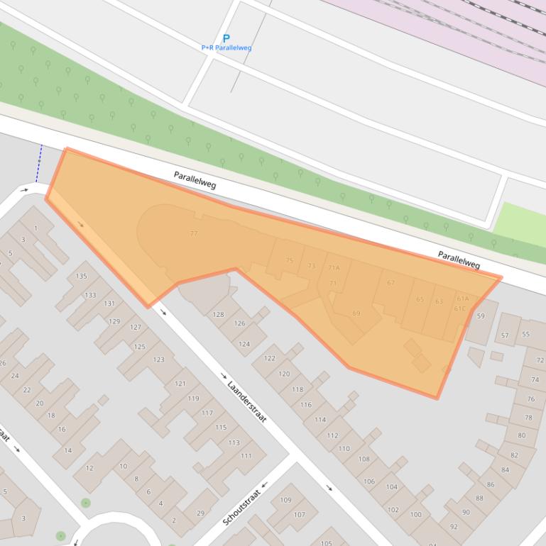 Kaart van postcodegebied 6411NB.