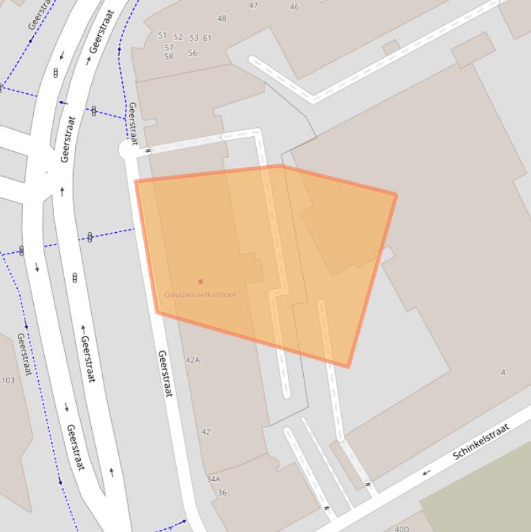 Kaart van postcodegebied 6411NW.