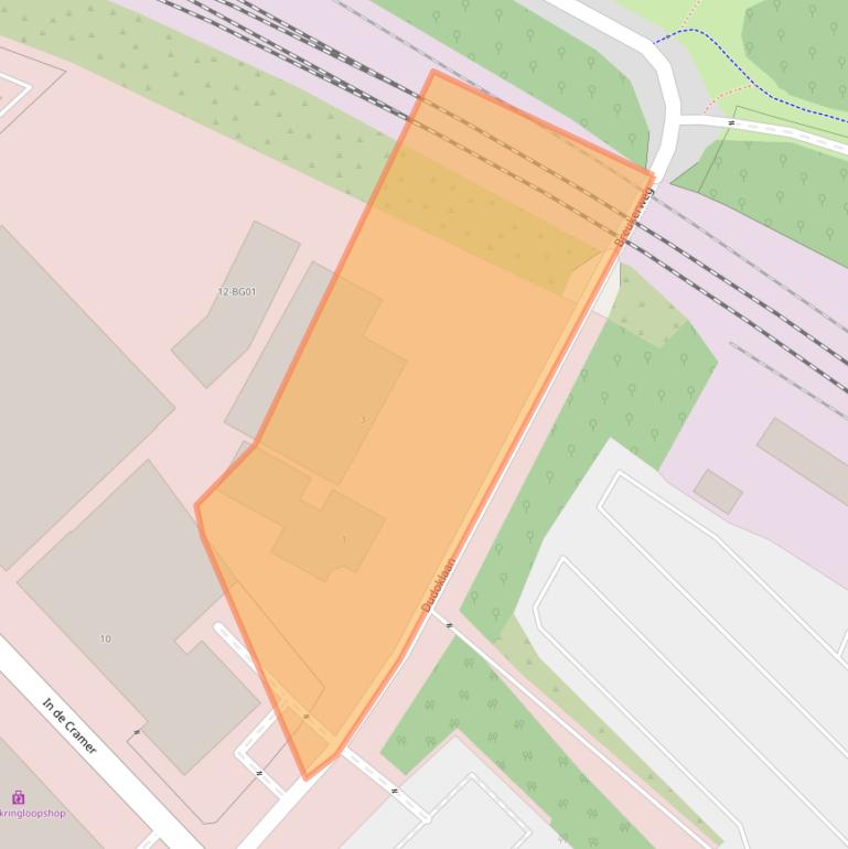 Kaart van postcodegebied 6411RT.