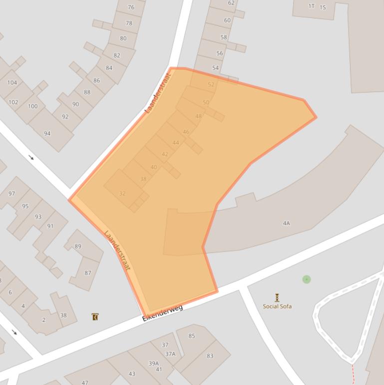 Kaart van postcodegebied 6411VD.