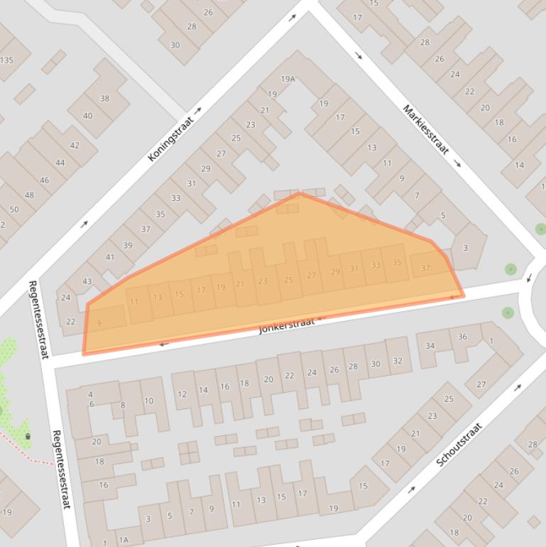 Kaart van postcodegebied 6411VP.