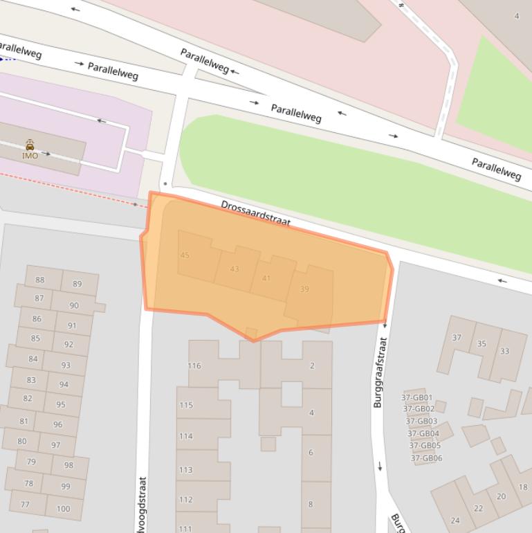 Kaart van postcodegebied 6411XZ.