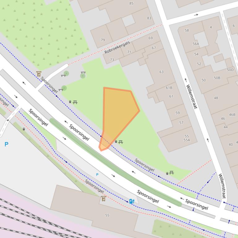 Kaart van postcodegebied 6412AB.