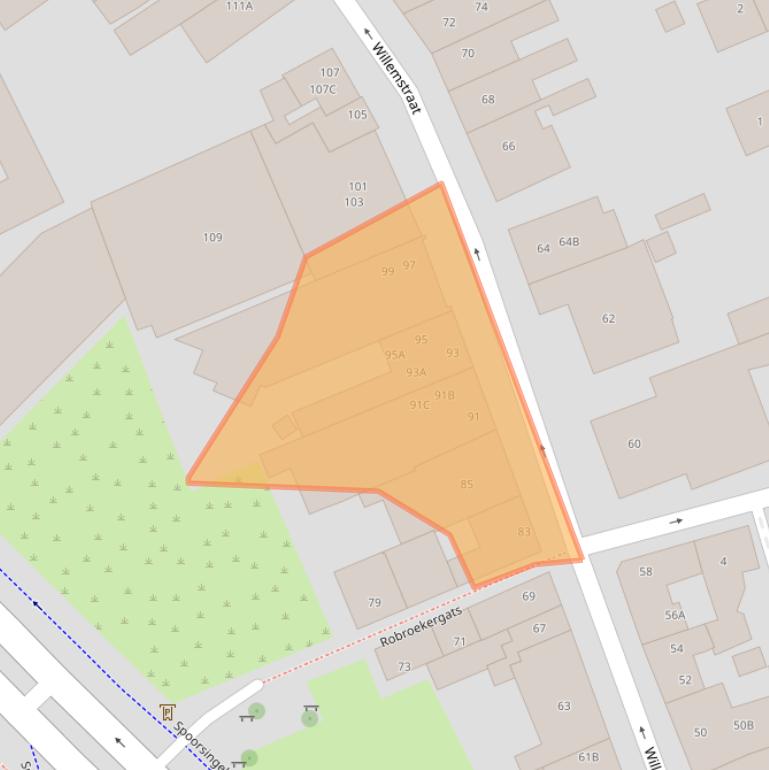 Kaart van postcodegebied 6412AP.