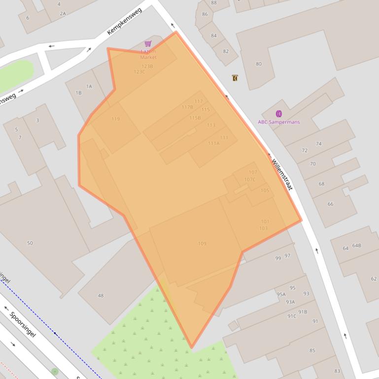 Kaart van postcodegebied 6412AR.