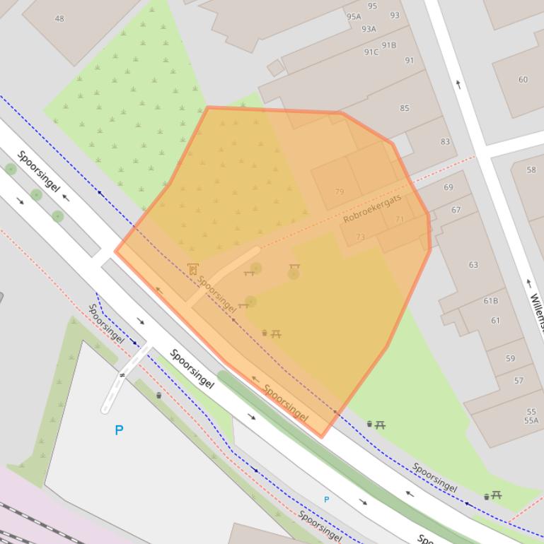 Kaart van postcodegebied 6412AX.