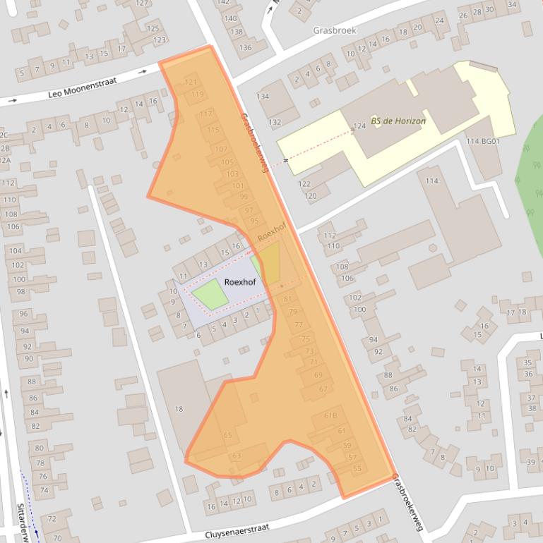 Kaart van postcodegebied 6412BC.