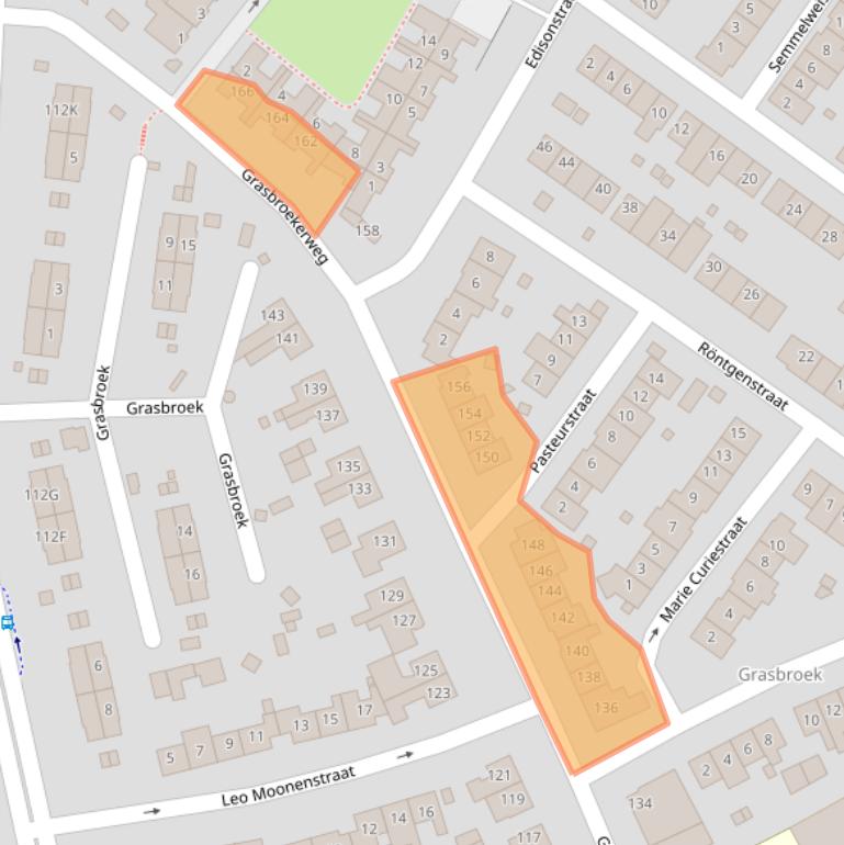 Kaart van postcodegebied 6412BJ.