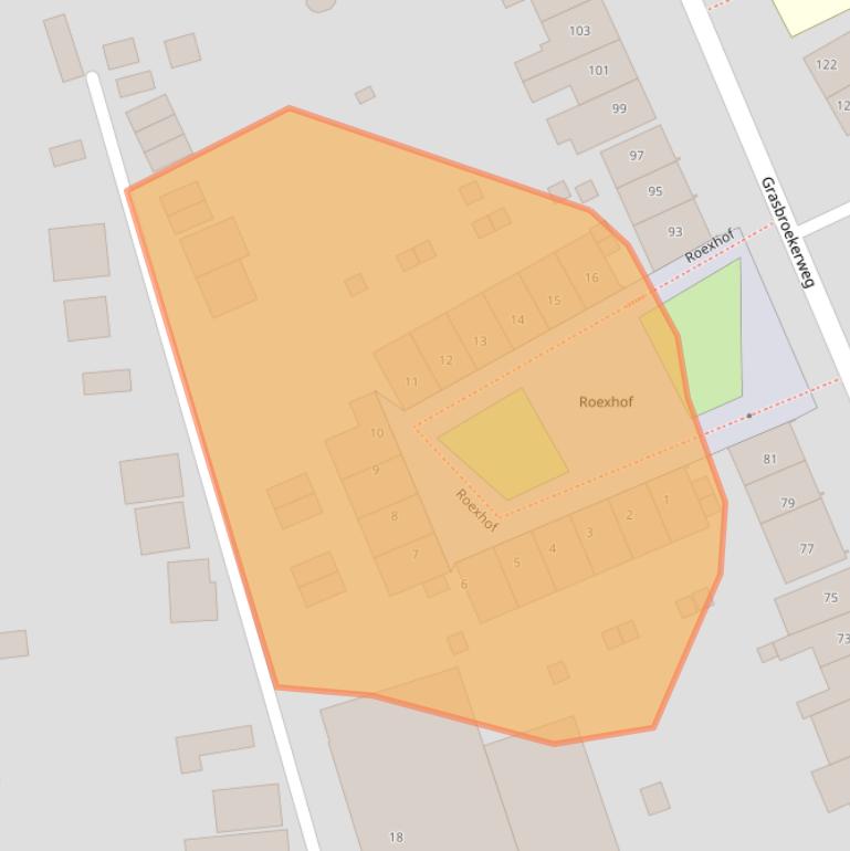 Kaart van postcodegebied 6412BV.